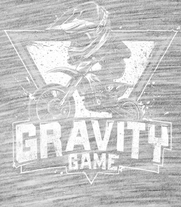 Gravity game, bílý tisk Gravity game, bílý tisk - Obrázek 2