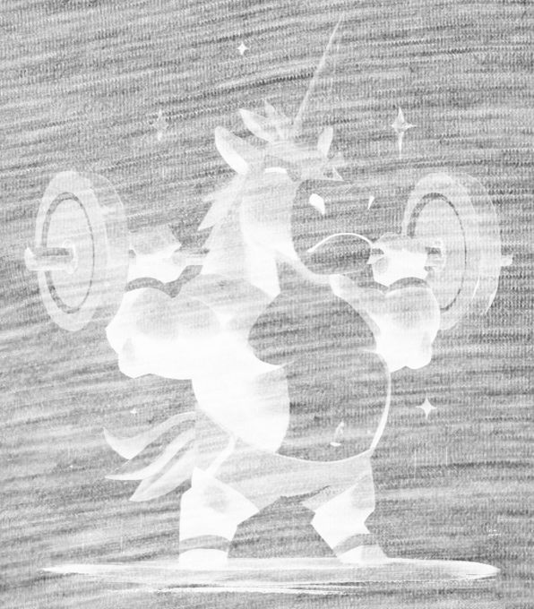 Gym horn, bílý potisk Gym horn, bílý potisk - Obrázek 2