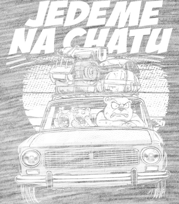 Jedeme na chatu, V1, bílý tisk Jedeme na chatu, V1, bílý tisk - Obrázek 2