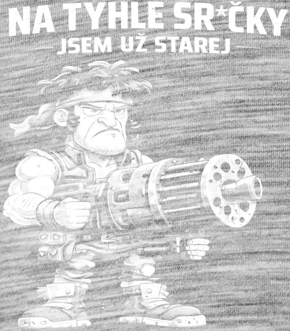 Jsem už starej, bílý tisk Jsem už starej, bílý tisk - Obrázek 2
