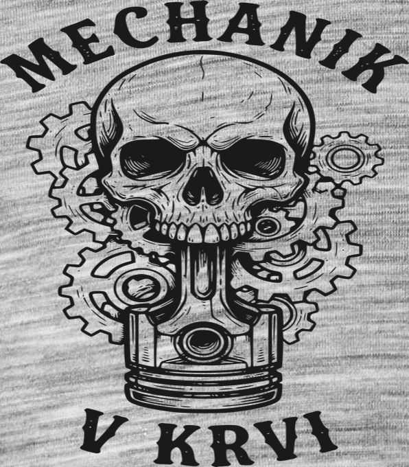 Mechanik v krvi, V2, černý tisk Mechanik v krvi, V2, černý tisk - Obrázek 2