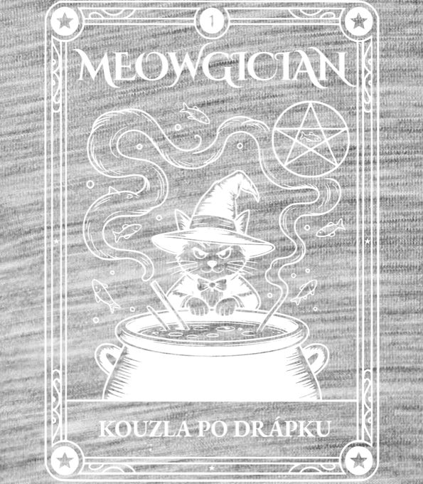 Meowgician: Kouzla po drápku, bílý tisk Meowgician: Kouzla po drápku, bílý tisk - Obrázek 2