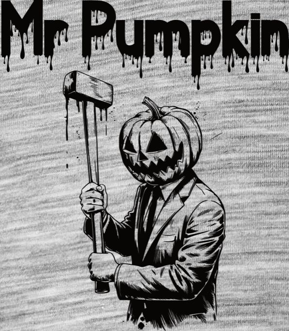 Mr. Pumpkin, černý tisk Mr. Pumpkin, černý tisk - Obrázek 2