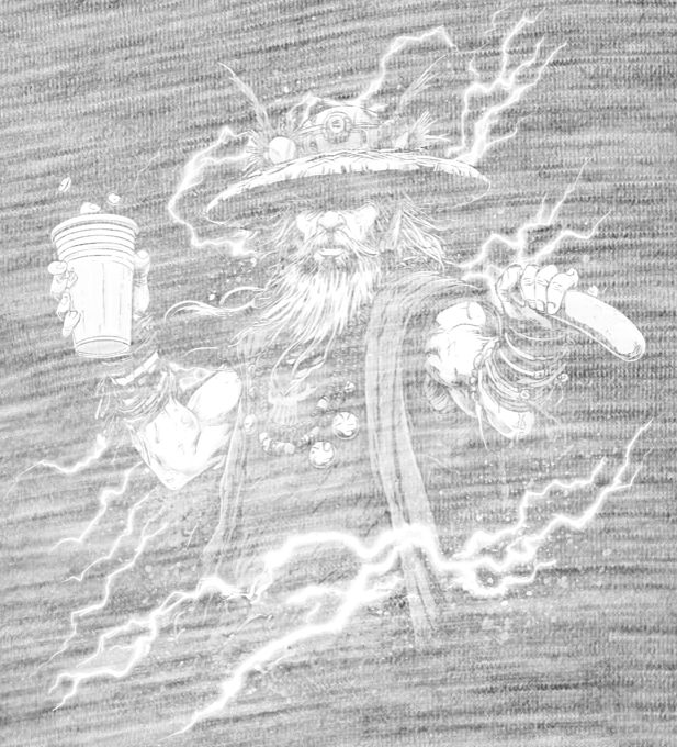 Pivní Hromobijec,, bílý potisk Pivní Hromobijec,, bílý potisk - Obrázek 2