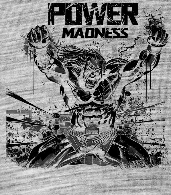 Power Madness – Zuřivý hrdina, černý tisk Power Madness – Zuřivý hrdina, černý tisk - Obrázek 2