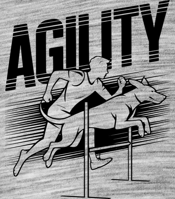 Shadow agility, černý potisk Shadow agility, černý potisk - Obrázek 2