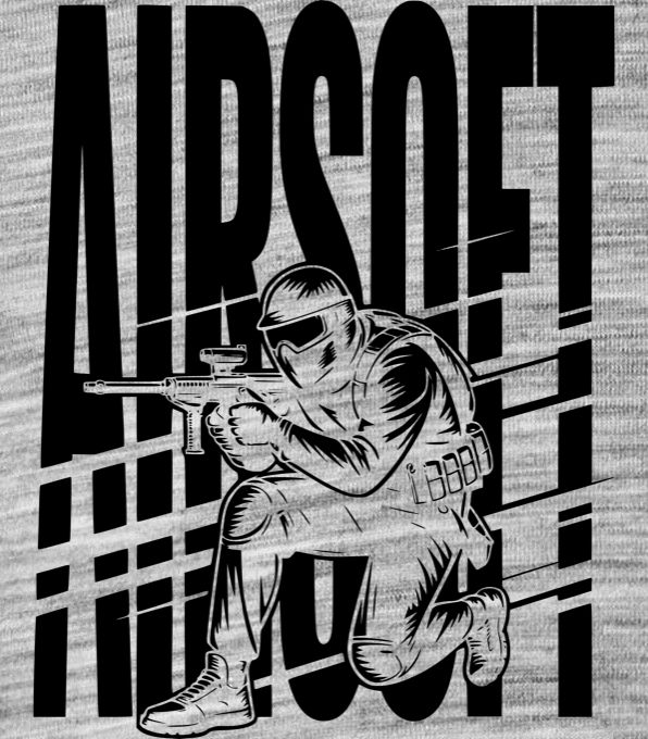 Shadow airsoft, černý potisk Shadow airsoft, černý potisk - Obrázek 2