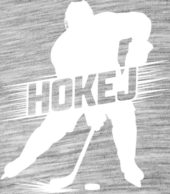 Shadow hokej, bílý potisk Shadow hokej, bílý potisk - Obrázek 2