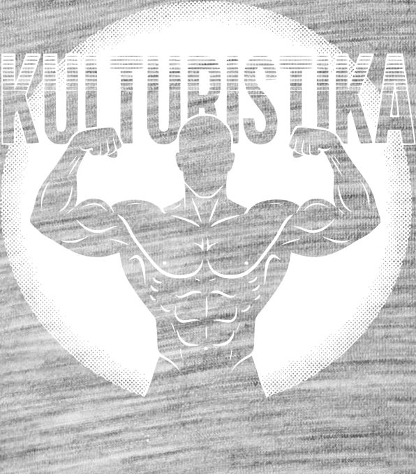 Shadow kulturistika, bílý potisk Shadow kulturistika, bílý potisk - Obrázek 2