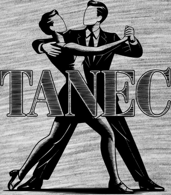 Shadow tanec, černý potisk Shadow tanec, černý potisk - Obrázek 2