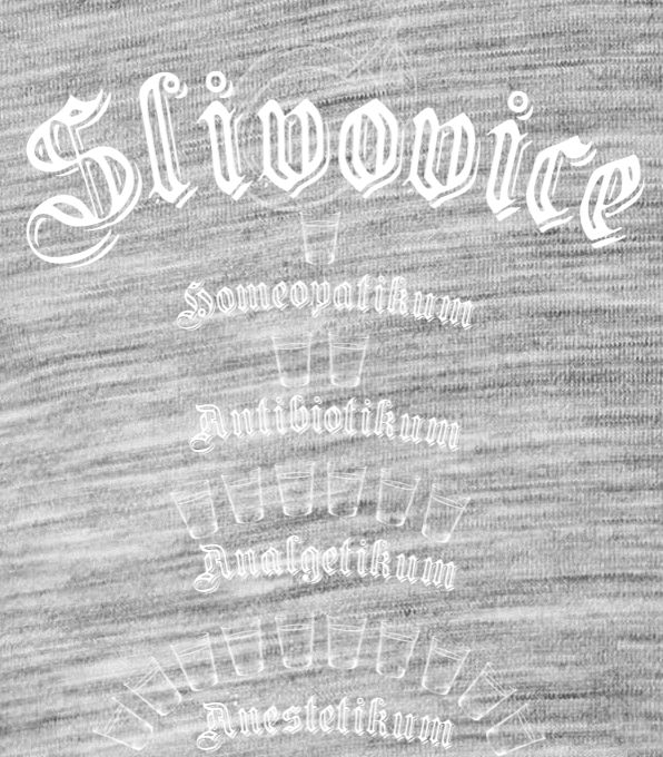 Slivovice, homeopatiku, antibiotikum, analgetikum, anestetikum