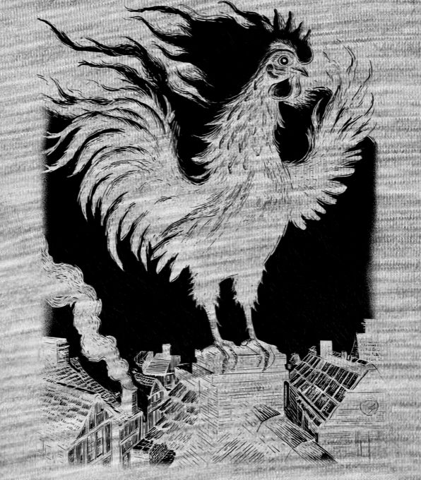 Strašidelná pohádka Ohnivý kohout, černý tisk Strašidelná pohádka Ohnivý kohout, černý tisk - Obrázek 2