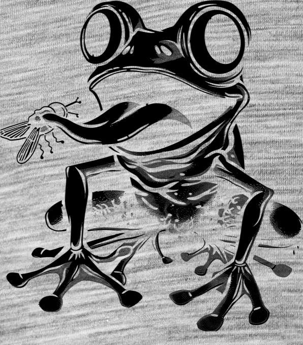 Žabák Roko, černý potisk Žabák Roko, černý potisk - Obrázek 2