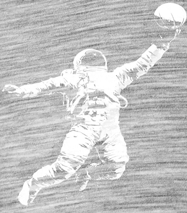 Vesmírná smeč, V1, bílý potisk Vesmírná smeč, V1, bílý potisk - Obrázek 2