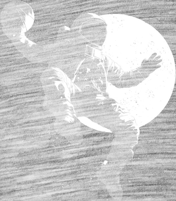 Vesmírná smeč, V2, bílý potisk Vesmírná smeč, V2, bílý potisk - Obrázek 2