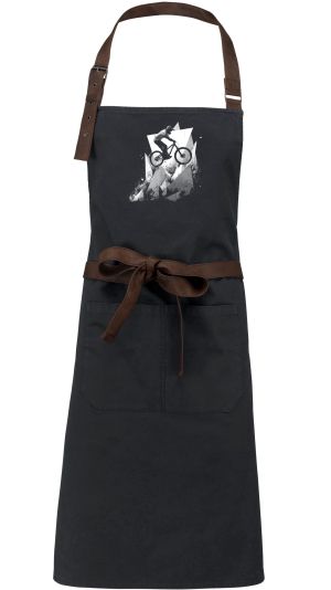 Abstraktní horské kolo, V2, bílý potisk