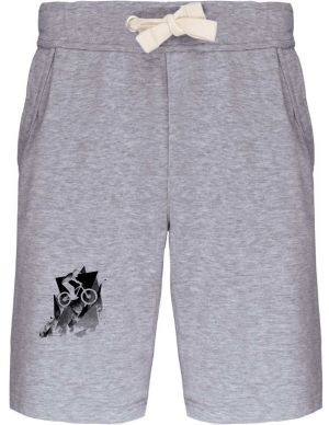 Abstraktní horské kolo, V2, černý potisk