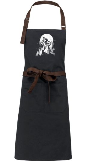 Abstraktní horské kolo, V3, bílý potisk