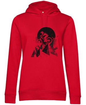 Abstraktní horské kolo, V3, černý potisk