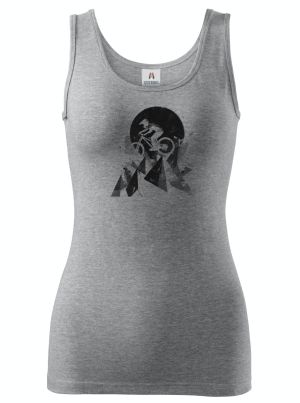 Abstraktní horské kolo, V3, černý potisk