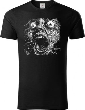 Absurdní vřískot, bílý tisk