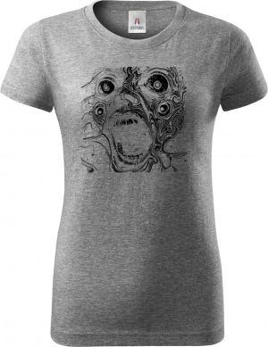 Absurdní vřískot, černý tisk