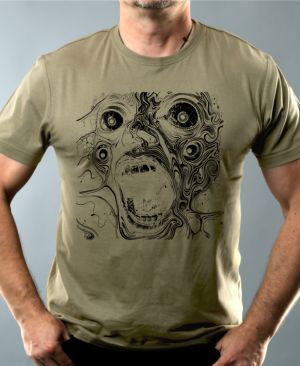 Absurdní vřískot, černý tisk