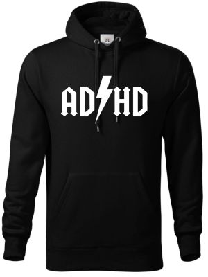 AD-HD - bílý text