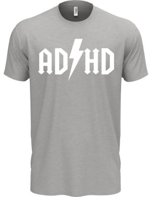 AD-HD - bílý text