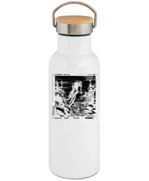 Adrenalinový glitch, cyklista, černý potisk