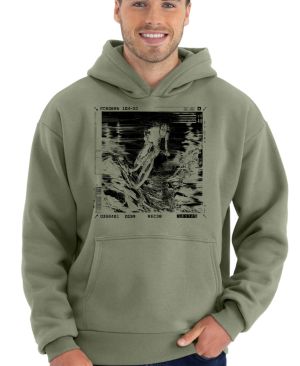 Adrenalinový glitch, cyklista, černý potisk