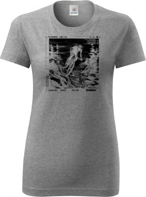 Adrenalinový glitch, cyklista, černý potisk