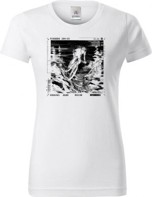 Adrenalinový glitch, cyklista, černý potisk