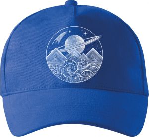 Vesmírná krajina, bílý tisk