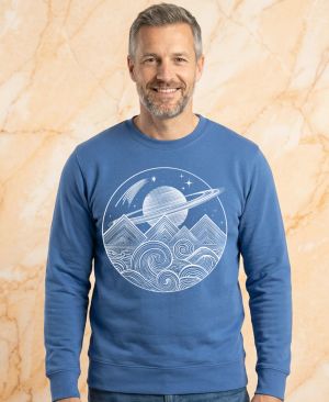 Vesmírná krajina, bílý tisk