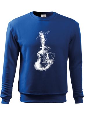 Akustický ohňostroj, kytara, bílý tisk