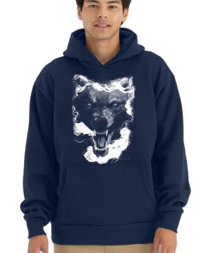 Alfa stín, bílý potisk