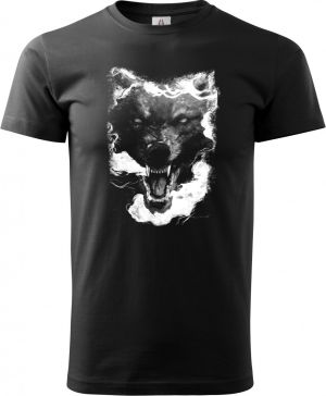 Alfa stín, bílý potisk