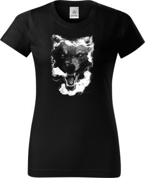 Alfa stín, bílý potisk