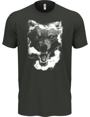 Alfa stín, bílý potisk