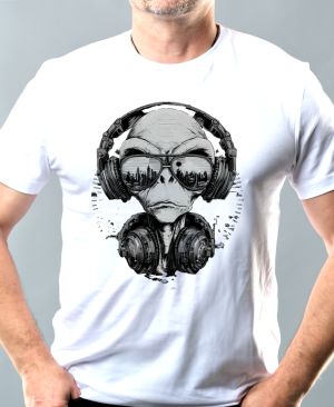 ALiEN DJ, V1, černý tisk