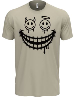 Anděl a ďábel, černý tisk