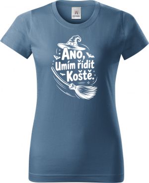 Ano,umím řídit koště, bílý potisk