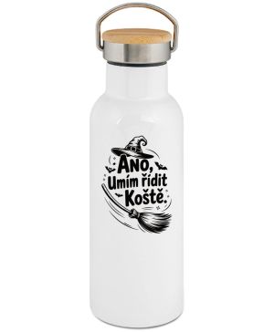 Ano,umím řídit koště, černý potisk