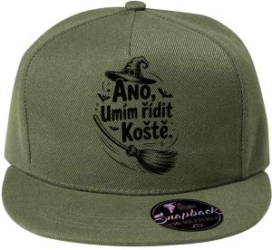 Ano,umím řídit koště, černý potisk