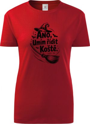 Ano,umím řídit koště, černý potisk