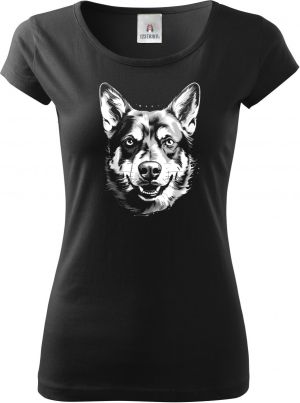 Australský honácký pes, bílý tisk