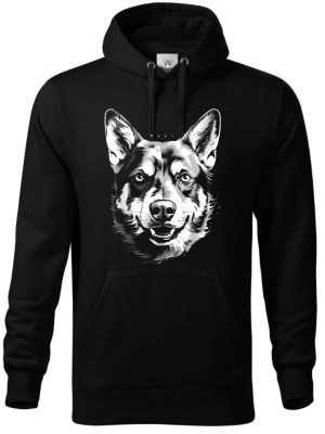 Australský honácký pes, bílý tisk