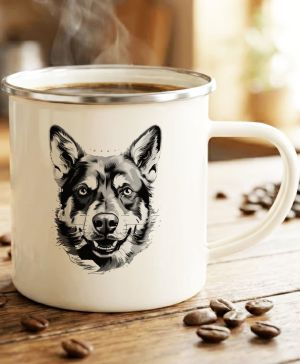 Australský honácký pes, bílý tisk