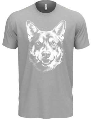 Australský honácký pes, bílý tisk